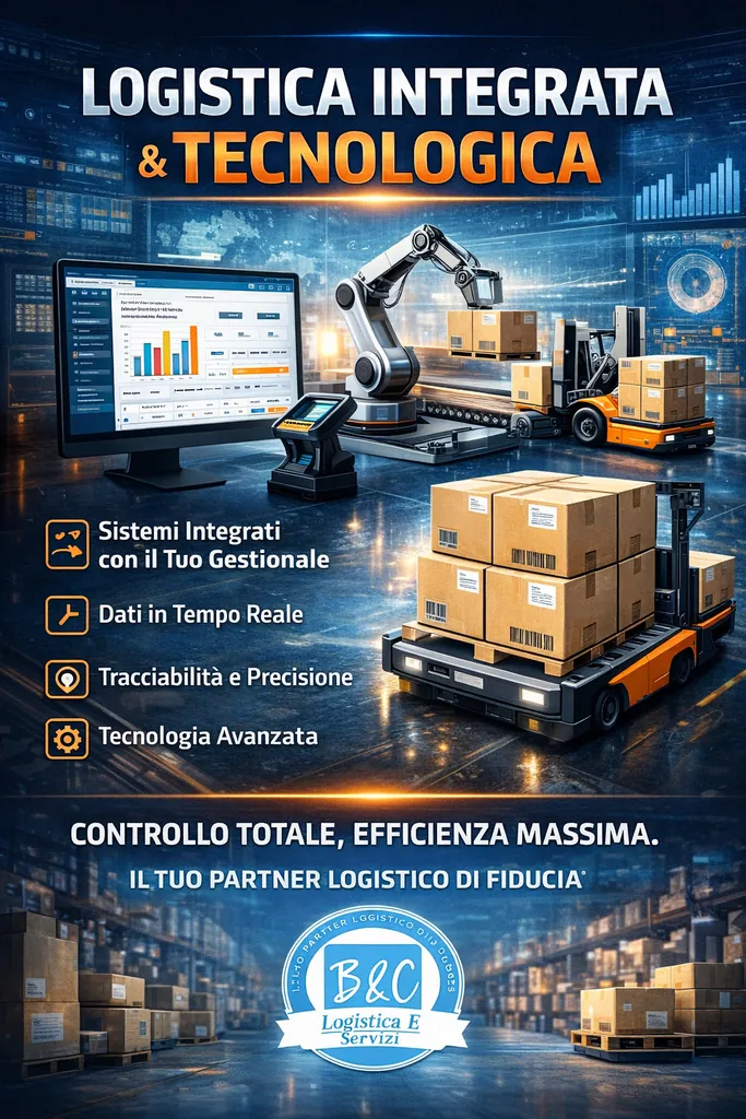 Logistica integrata e tecnologica: controllo totale, efficienza massima